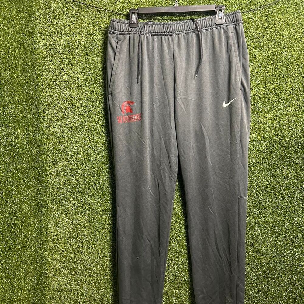 Nike Men's Grey and Black Joggers-tracksuits